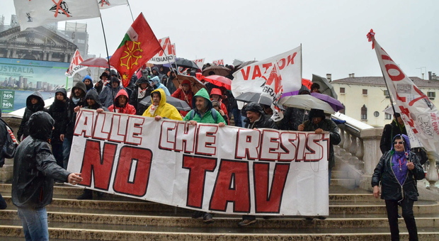 Protesta No Tav (foto di archivio)
