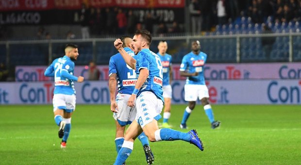 Napoli, la vittoria di Fabián: «Tutto cuore. Sono felice per il gol»