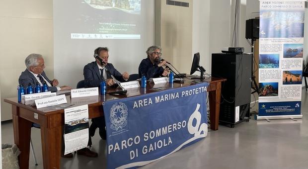 L'assessore Cosenza con il direttore del Mann Giulierini e il presidente del Parco della Gaiola, Maurizio Simeone