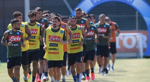 Napoli, Gattuso torna al lavoro: al gruppo manca solo Llorente