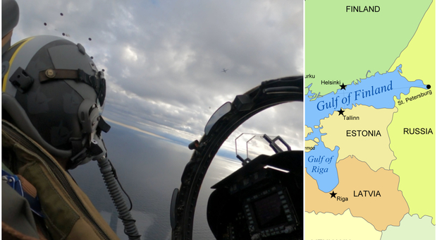 La Nato schiera aerei da guerra su Baltico e Mar Nero per intercettare i jet russi: la tensione nei cieli al confine