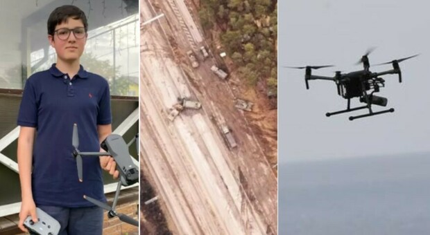 A 15 anni usa il drone giocattolo per individuare un convoglio russo (poi distrutto). Kiev: «È un eroe»