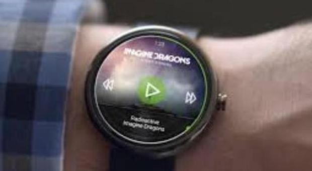 Un'immagine del Moto 360, lo smartwatch di Motorola
