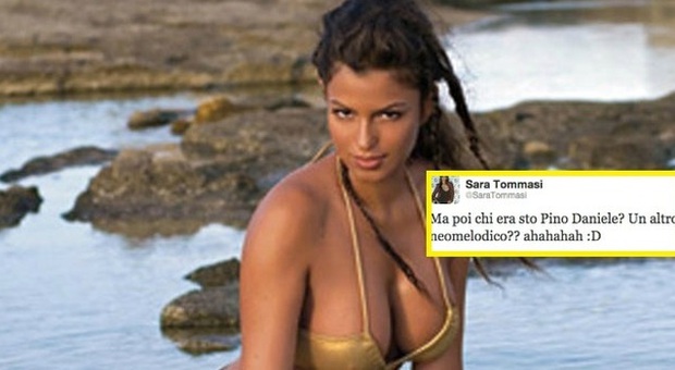 Sara Tommasi e il tweet falso sulla morte di Pino Daniele