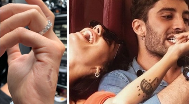 Giulia de Lellis e Andrea Iannone pronti alle nozze? Su Instagram spunta la foto dell'anello (e di un morso)