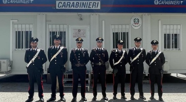 La stazione carabinieri di Amatrice sempre in prima linea