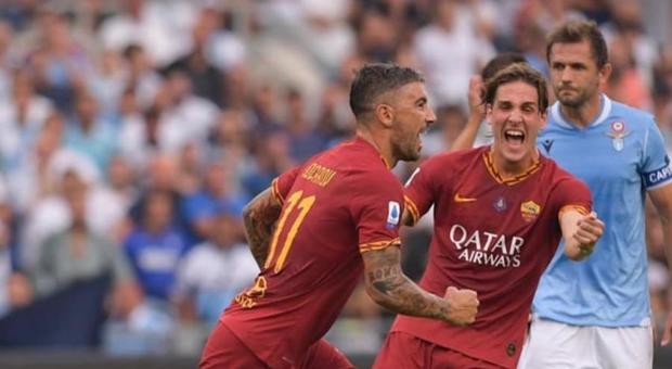 Derby Roma-Lazio, Nicolò Zaniolo incita i compagni: «Sfondiamoli»