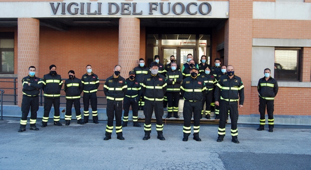 Foligno, vigili del fuoco cambia il capodistaccamento: Valtiero Tampieri va in pensione e passa il testimone a Marco Corradini
