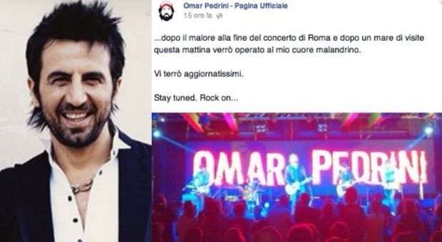 Omar Pedrini e il suo post su Facebook