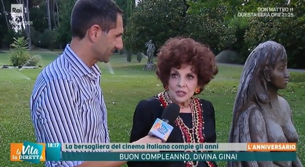 Gina Lollobrigida, l'annuncio a La Vita in Diretta Estate: «A 92 anni scrivo la mia biografia»