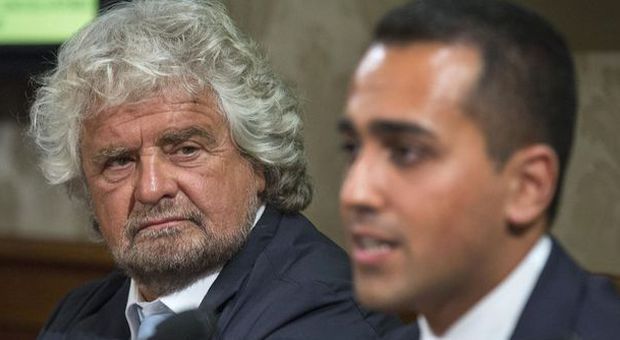 Beppe Grillo con Luigi Di Maio