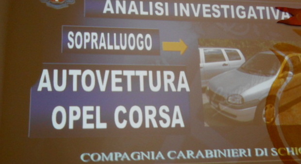I carabinieri hanno scavato sulla vicenda dell'uomo in Opel Corsa