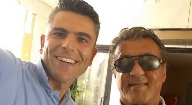 Pierucci con Stallone