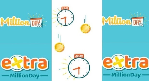 Caccia al milione di euro, Million Day e Million Day Extra: i numeri vincenti delle estrazioni di oggi, mercoledì 3 maggio