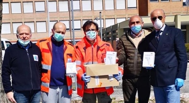 Rieti, coronavirus, Rotary in prima linea per la solidarietà: consegnati 18 Termoscan