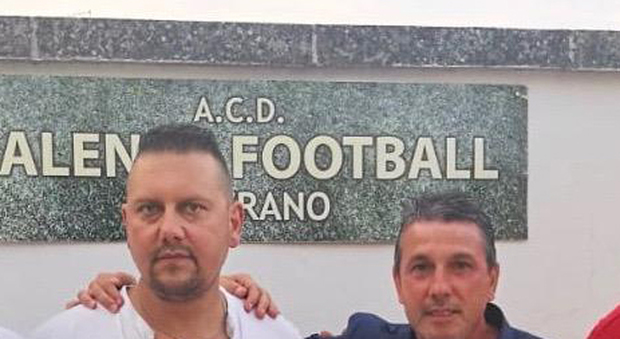 Il presidente del Salento Football Paladini con il ds Spagnolo