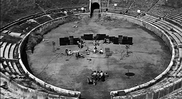 Pink Floyd a Pompei, in mostra le foto del leggendario concerto