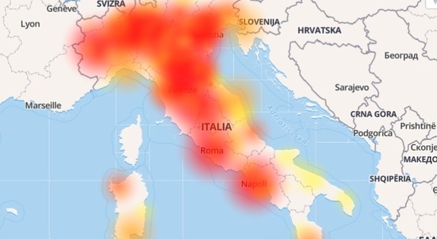 Tim down, problemi alla rete in tutta Italia: migliaia di segnalazioni. L'azienda: «Problema temporaneo»