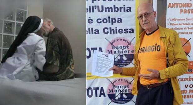 Giuseppe Cirillo, il candidato presidente in Umbria rivela: «Ho fatto sesso con una suora, il video è su YouPorn»