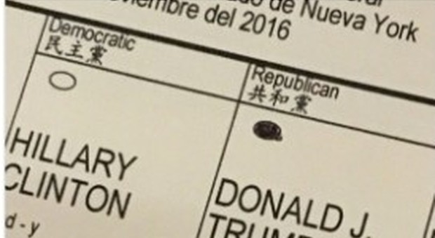 Trump, il figlio Eric fotografa la scheda elettorale e la condivide su Twitter