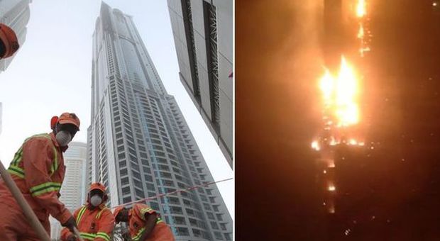 Dubai, inferno di cristallo in grattacielo tra più alti del mondo: migliaia di sfollati