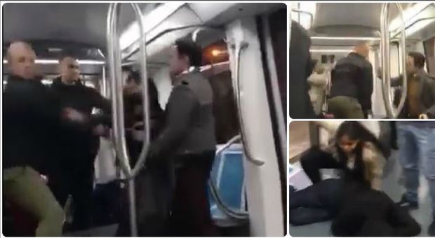 Roma, rissa choc sulla metro Roma-Lido: botte e pugni donna insanguinata