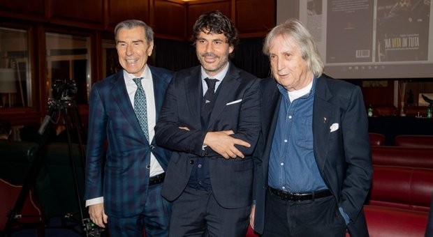 Da sinistra, Ariedo Braida, Carlo Cancellieri con Enrico Vanzina
