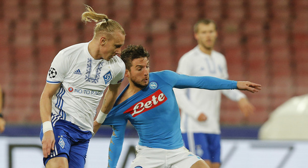 Napoli-Dinamo Kiev finisce 0-0 Azzurri poco concreti