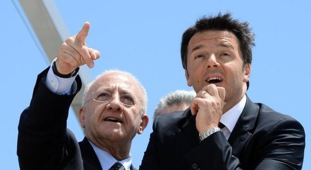 Impresentabili, De Luca: «E' tutto ok. Ci penserà Renzi»