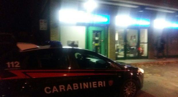 Il luogo della rapina in viale Firenze a Foligno