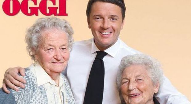 Matteo Renzi con le due nonne: Anna Maria e Maria