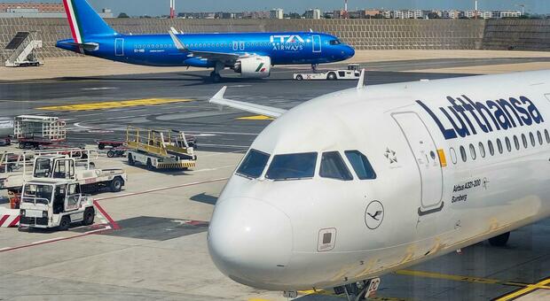 immagine Ita, dall'Ue via libera alle nozze con Lufthansa: flotta green e Fiumicino super hub, ecco l'accordo