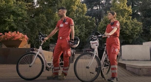 Croce Rossa in bici