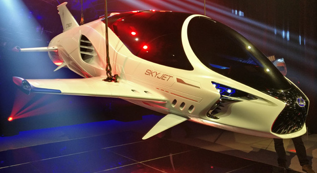 Skyjet, l automobile del futuro secondo Lexus