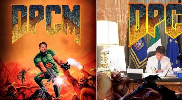 Coronavirus, ecco Dpcm: Giuseppe Conte protagonista della parodia di Doom