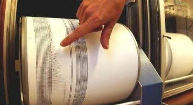Terremoto registrato da un sismografo