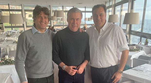 Ancelotti saluta Napoli con un pranzo a Marechiaro
