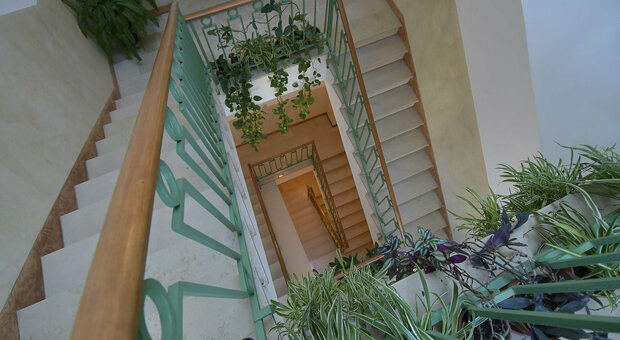La tromba delle scale di palazzo Surian Bellotto a Cannaregio