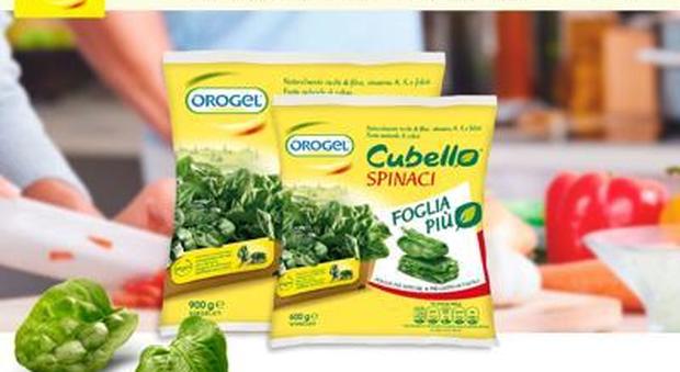 Spinaci "Cubello" Orogel ritirati dai supermercati: ecco perché
