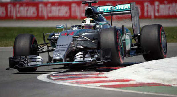 La Mercedes di Lewis Hamilton a Montreal