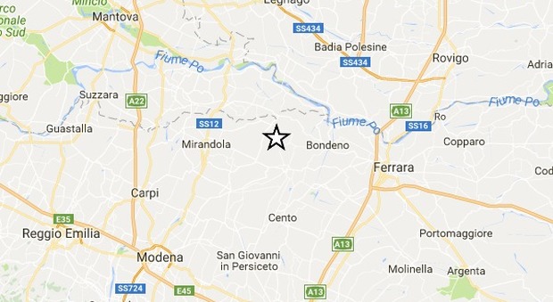 Terremoto in Emilia: due scosse di magnitudo 2.7. La terra trema anche al Centro Italia