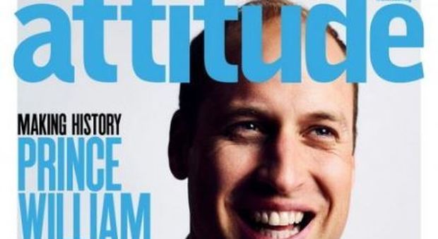 Gran Bretagna, il principe William sulla copertina di Attitude, rivista gay