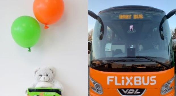 Mamma partorisce sul Flixbus per la bimba viaggi gratis fino ai 18 anni