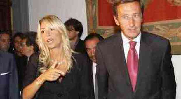 Gianfranco Fini con la compagna Elisabetta Tulliani