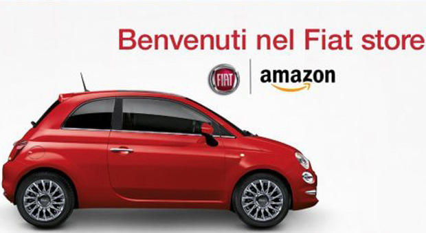 Lo screenshot della pagina Fiat su Amazon