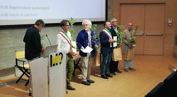 Il sindaco di San Bellino, Aldo D'Achille, premiato da Veneto Agricoltura