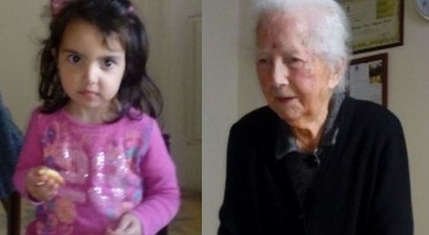 Nonna e nipotina: tra le due un secolo esatto di distanza