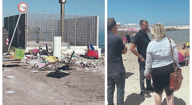 «Lungomare di rifiuti» a Bari: le proteste dei bagnanti e il “blitz” di Decaro