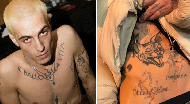 Damiano David dei Maneskin, nuovo tatuaggio ispirato al film erotico: ecco qual è