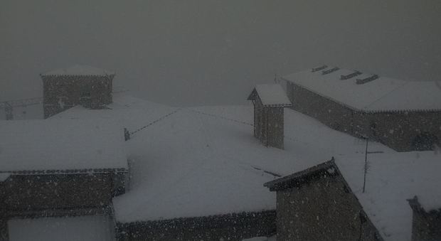 Urbino sotto la neve